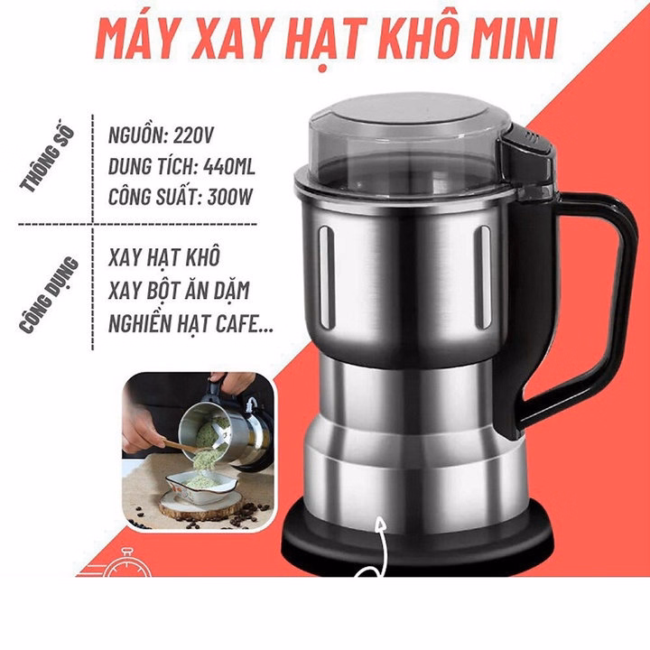 Máy Xay Các Loại Hạt, Nghiền Cafe, Ngũ Cốc - Ảnh 2