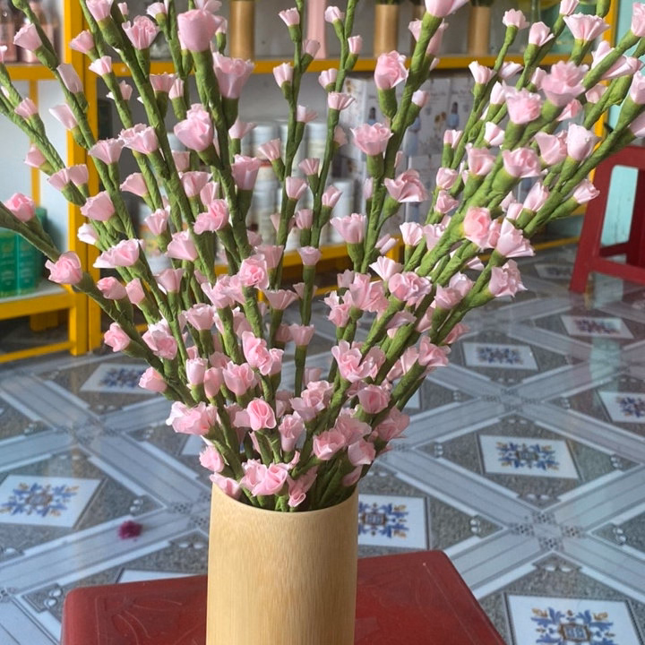 Cốc Tre Uống Nước - Ly Tre Decor Cắm Hoa Cốc Uống Trà Chống Nóng Bằng Tre Tự Nhiên - Ảnh 4