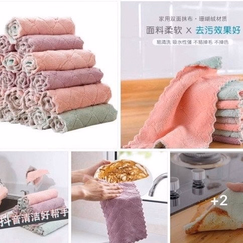 Set 10 Khăn Lau Đa Năng 2 Mặt Tiện Lợi - Ảnh 2