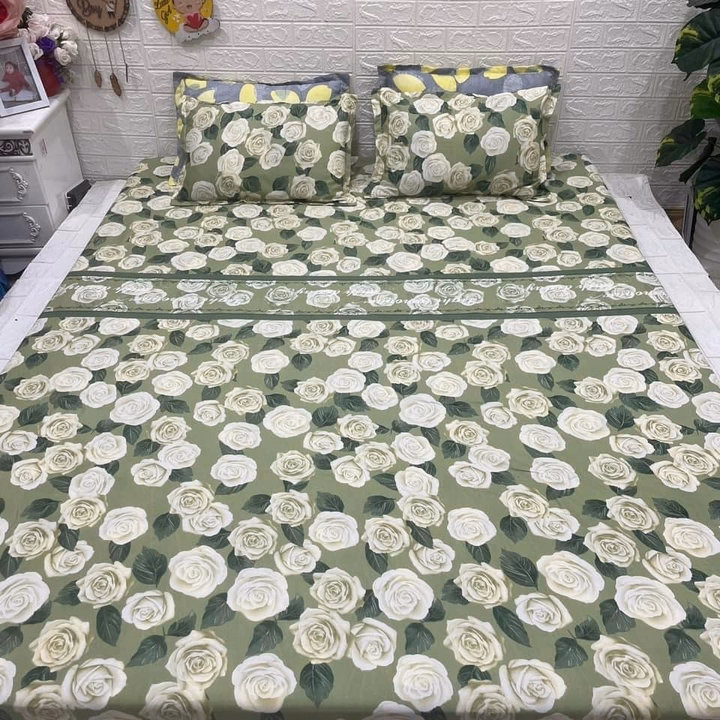 Bộ Ga + 2 Vỏ Gối Chất Liệu Poly - Ảnh 6