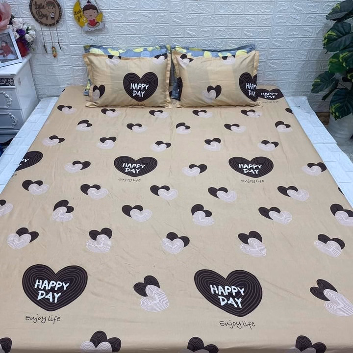 Bộ Ga + 2 Vỏ Gối Chất Liệu Poly - Ảnh 10