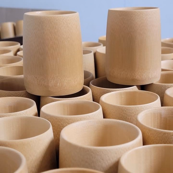 Cốc Tre Uống Nước - Ly Tre Decor Cắm Hoa Cốc Uống Trà Chống Nóng Bằng Tre Tự Nhiên - Ảnh 11