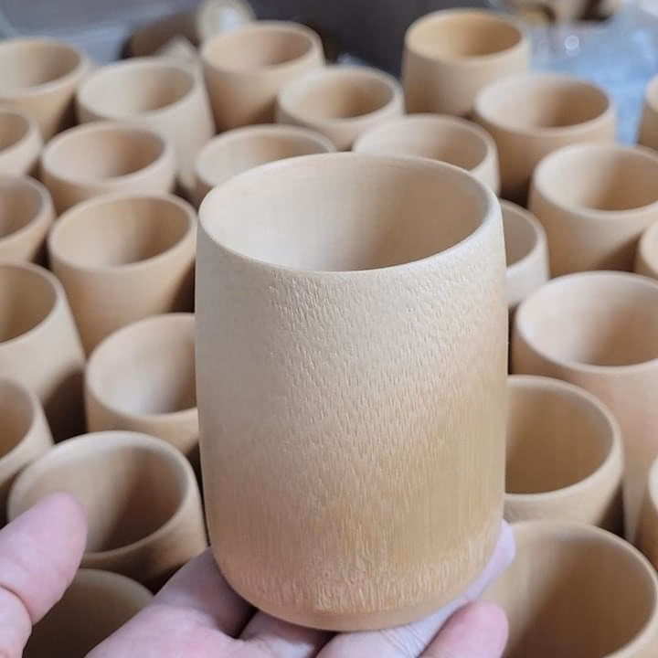 Cốc Tre Uống Nước - Ly Tre Decor Cắm Hoa Cốc Uống Trà Chống Nóng Bằng Tre Tự Nhiên - Ảnh 3