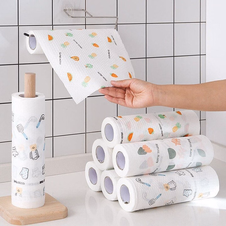 Cuộn Giấy Lau Đa Năng Bằng Vải Không Dệt