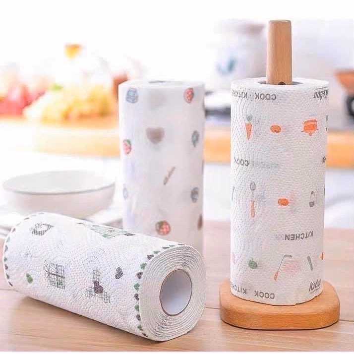 Cuộn Giấy Lau Đa Năng Bằng Vải Không Dệt - Ảnh 2