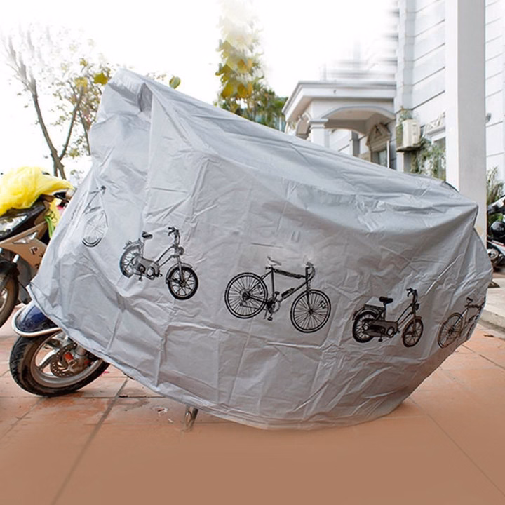 Bạt Phủ Xe Máy - Xe Đạp Tiện Lợi - Ảnh 2
