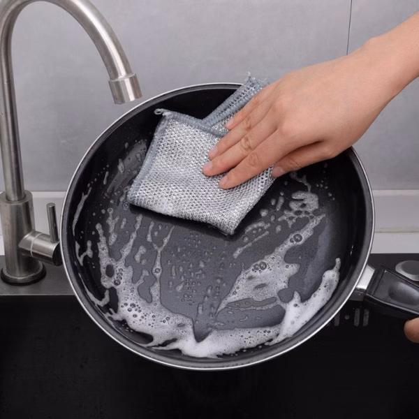 Set 10 Khăn Vải Lưới Rửa Chén Tiện Dụng - Gdn - Ảnh 6