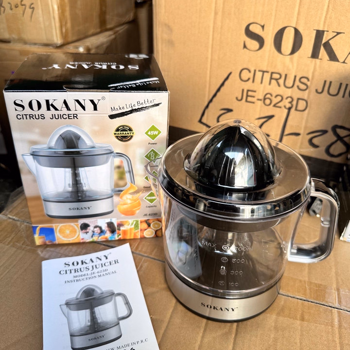 Máy Vắt Cam Sokany Je623D - Su - Ảnh 4