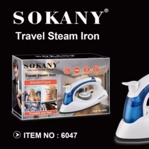 Bàn Là Hơi Nước Mini Sokany Sk 6047 Gấp Gọn Tiện Lợi Khi Đi Chơi, Đi Du Lịch - Su