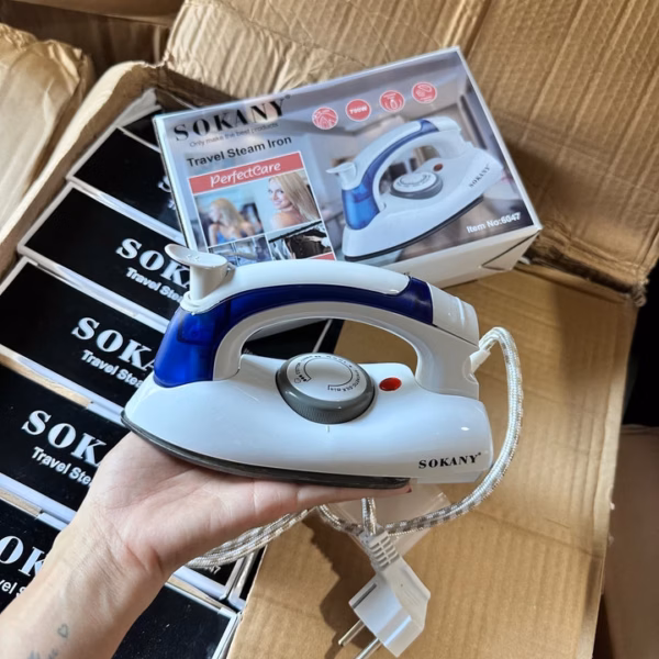 Bàn Là Hơi Nước Mini Sokany Sk 6047 Gấp Gọn Tiện Lợi Khi Đi Chơi, Đi Du Lịch - Su - Ảnh 3