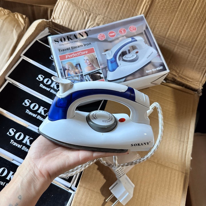 Bàn Là Hơi Nước Mini Sokany Sk 6047 Gấp Gọn Tiện Lợi Khi Đi Chơi, Đi Du Lịch - Su - Ảnh 3