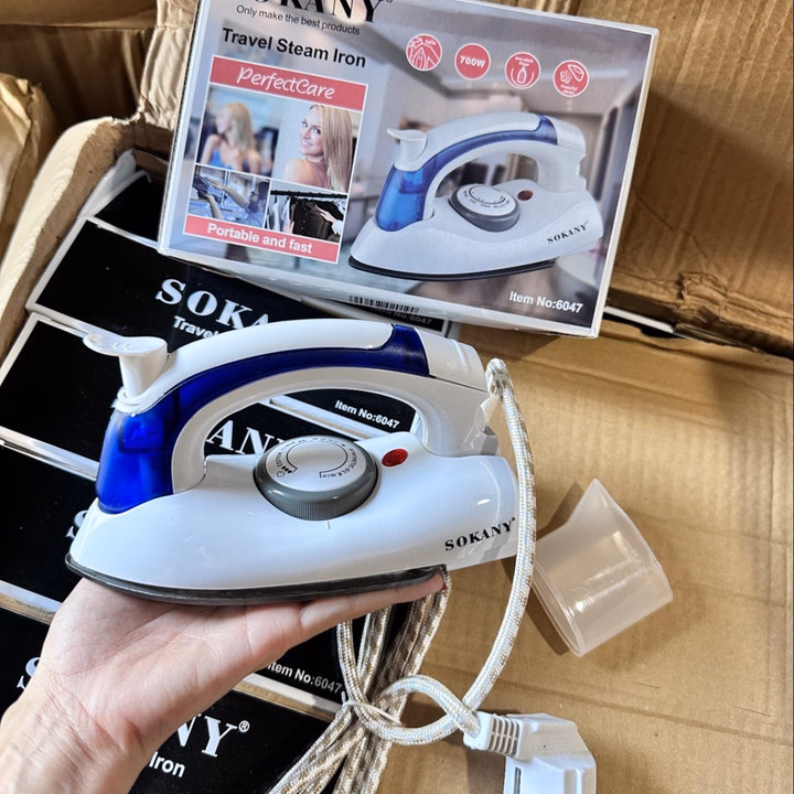 Bàn Là Hơi Nước Mini Sokany Sk 6047 Gấp Gọn Tiện Lợi Khi Đi Chơi, Đi Du Lịch - Su - Ảnh 2