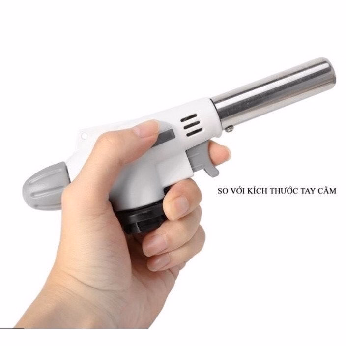 Đầu Khò Gas Đánh Lửa Tự Động - Silver - Ảnh 3