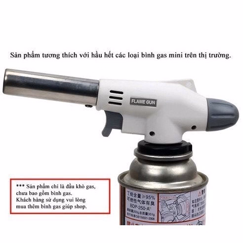 Đầu Khò Gas Đánh Lửa Tự Động - Silver - Ảnh 6