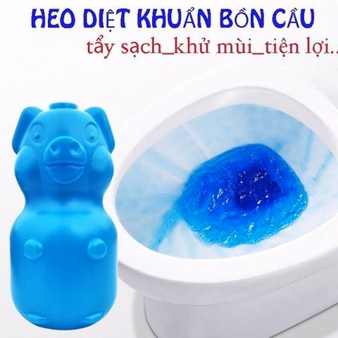 Combo 2 Lọ Thả Bồn Cầu Diệt Khuẩn / Heo Thả Cầu - Bechip - Ảnh 2