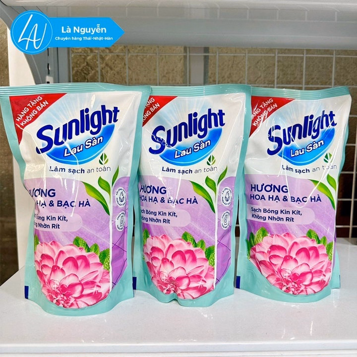 Nước Lau Sàn Sunlight Hương Hoa Hạ Và Bạc Hà Thơm Ngất Ngây Túi 700G Ctb194 – Bechip - Ảnh 5