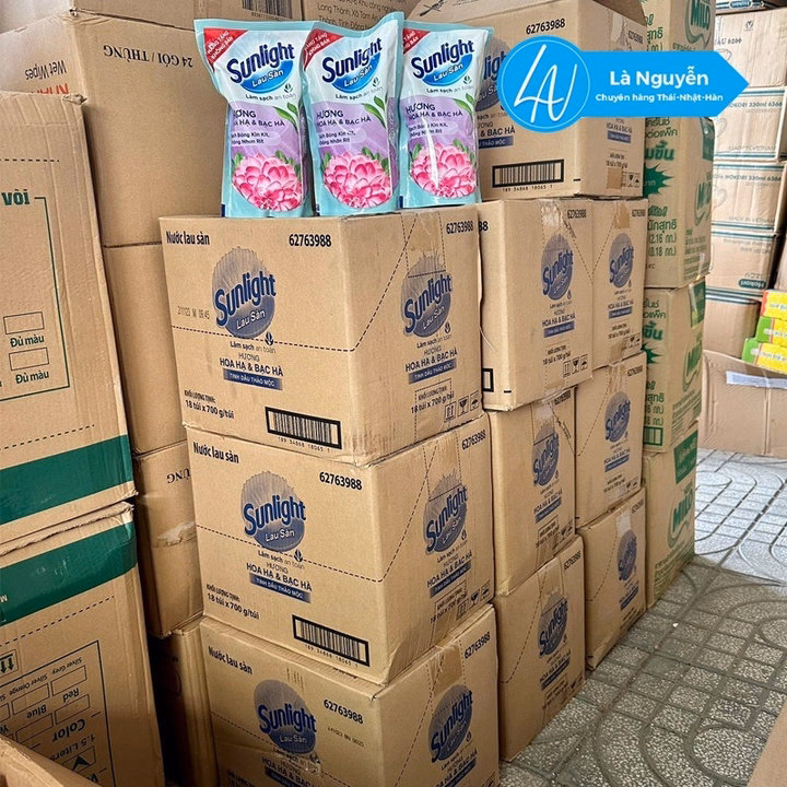 Nước Lau Sàn Sunlight Hương Hoa Hạ Và Bạc Hà Thơm Ngất Ngây Túi 700G Ctb194 – Bechip - Ảnh 6