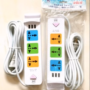Ổ Điện Cyx C10U, K202 3 Cổng Usb Dây 3M - Su
