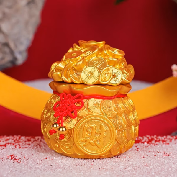 Hũ Đựng Gạo Muối Tài Lộc - Su - Ảnh 6