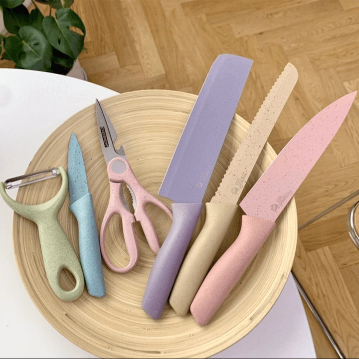 Bộ Dao Lúa Mạch Kitchen Everrich 6 Món - Gdn - Ảnh 6