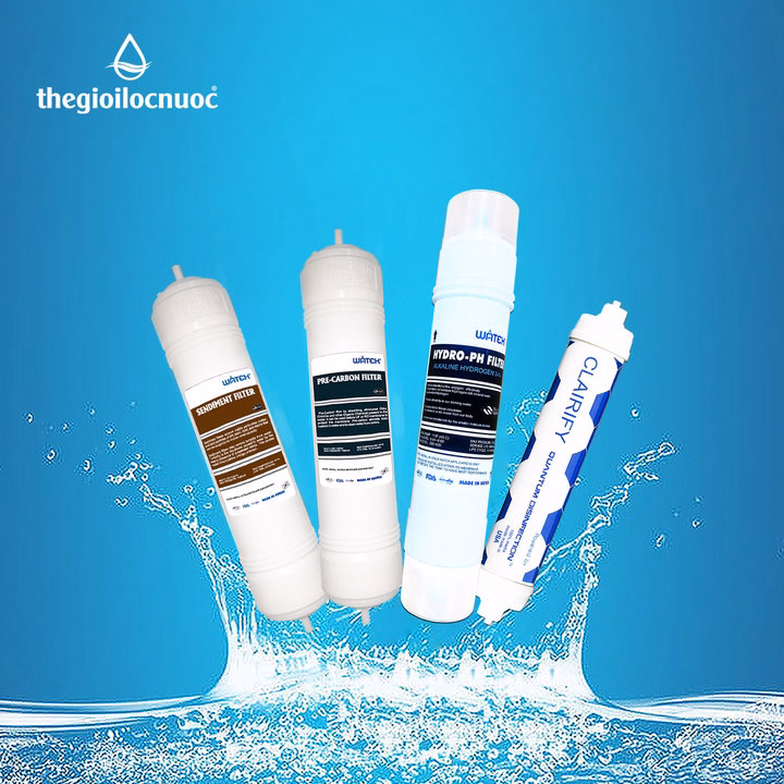 Combo Lõi Lọc Nâng Cấp Đúc Nguyên Khối (Mã F-Cb-Dnk - Watek