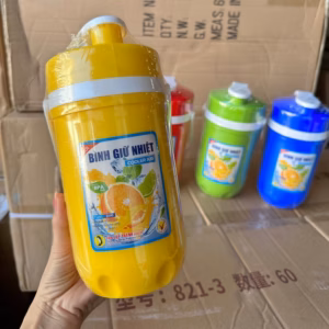 Bình Giữ Nhiệt Quai Xách 1000Ml Bền Đẹp - Su