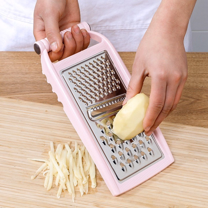 Bàn Nạo Bào Rau Củ Đa Năng Loại To Không Rỉ , Tay Cầm Chắc Chắn 3In1 Tiện Dụng - Su