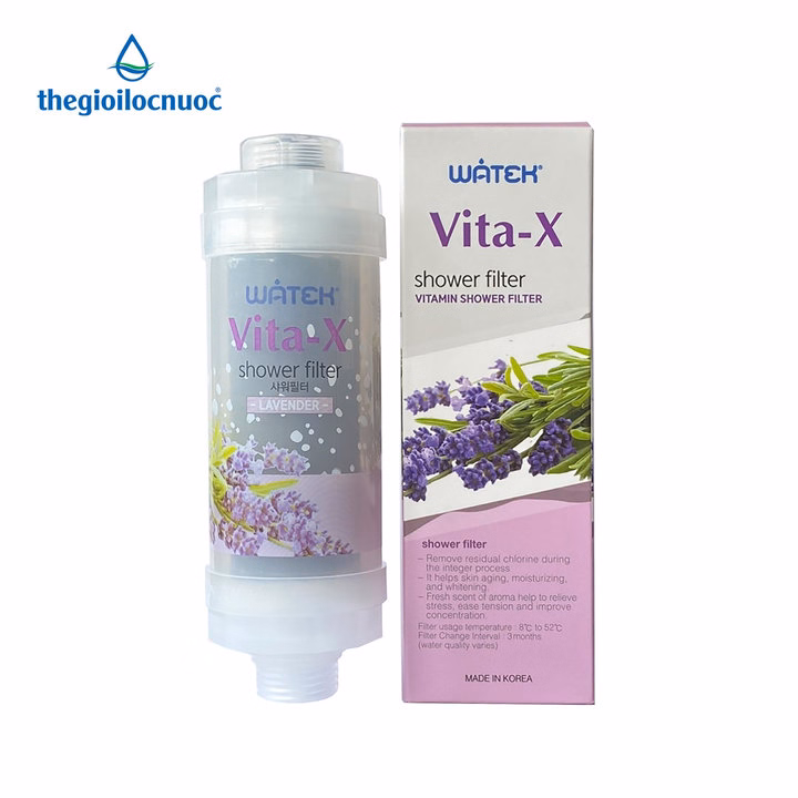 Lõi Lọc Nước Vita-X (Lavender) Nhãn Hiệu Watek - Ảnh 2