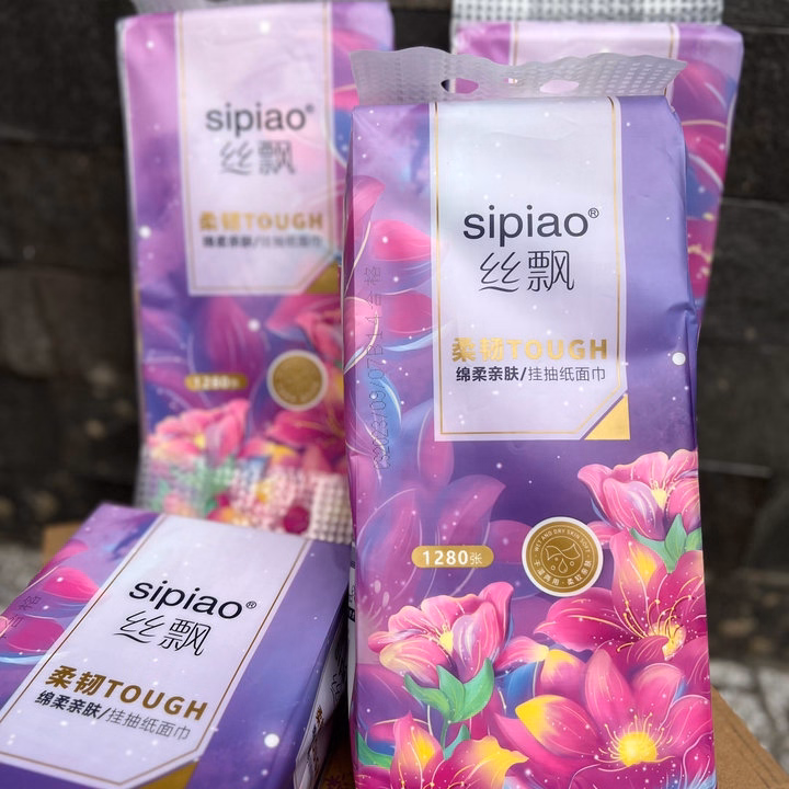 Thùng 4 Bịch Giấy Rút Sipiao - Gdn - Ảnh 3
