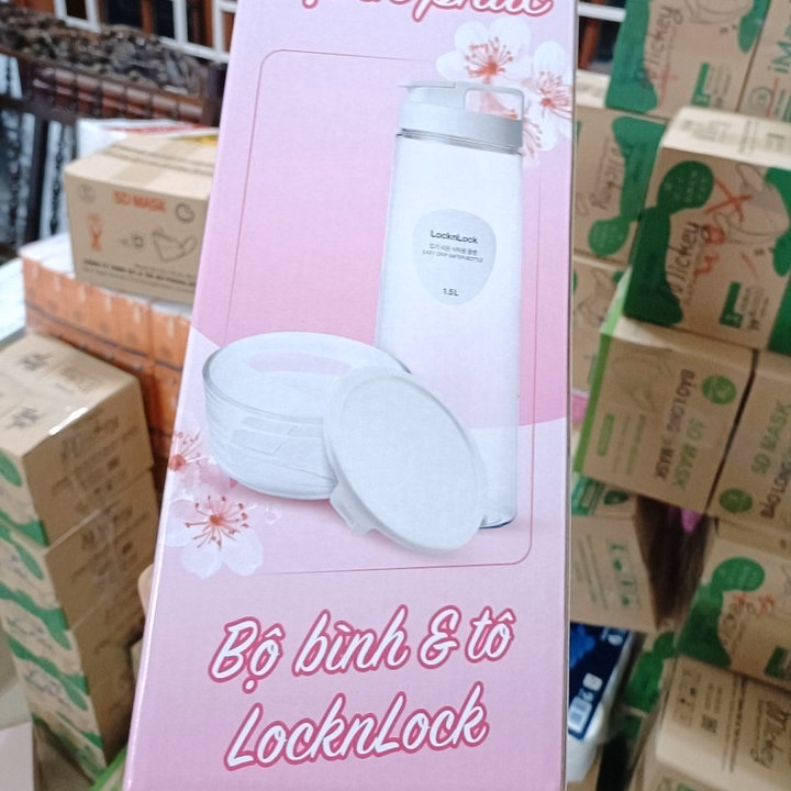 Bình Đựng Nước Lock&Lock Easy Grip Dung Tích 1.5 Xịn Xò Ctb658 - Bechip - Ảnh 9