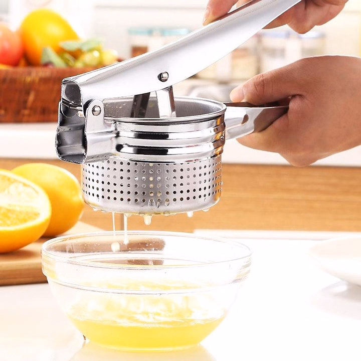 Dụng Cụ Nghiền Khoai Tây, Ép Củ Quả, Làm Bánh Lọt, Bún Mì - Gdn - Ảnh 2