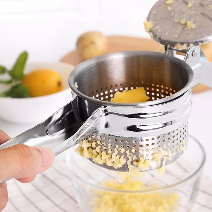Dụng Cụ Nghiền Khoai Tây, Ép Củ Quả, Làm Bánh Lọt, Bún Mì - Gdn - Ảnh 8