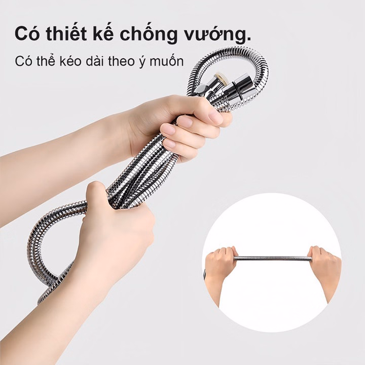 Dây Vòi Xịt, Vòi Sen Tắm Lò Xo Cao Cấp - Ảnh 2