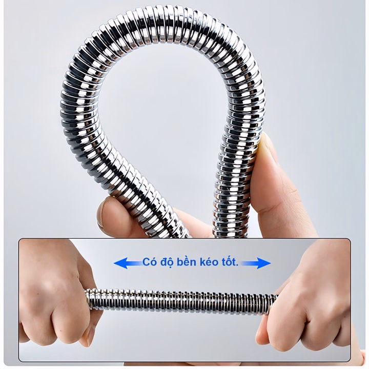 Dây Vòi Xịt, Vòi Sen Tắm Lò Xo Cao Cấp - Ảnh 6