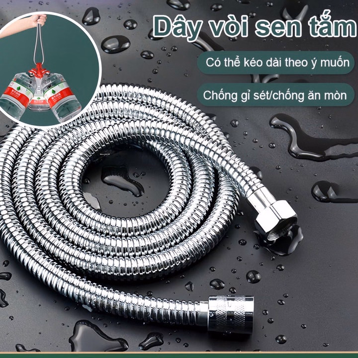 Dây Vòi Xịt, Vòi Sen Tắm Lò Xo Cao Cấp - Ảnh 5
