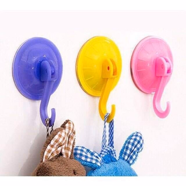 Móc Nhựa Treo Đồ Treo Quần Áo Vật Dụng Có Hút Chân Không Tiện Ích