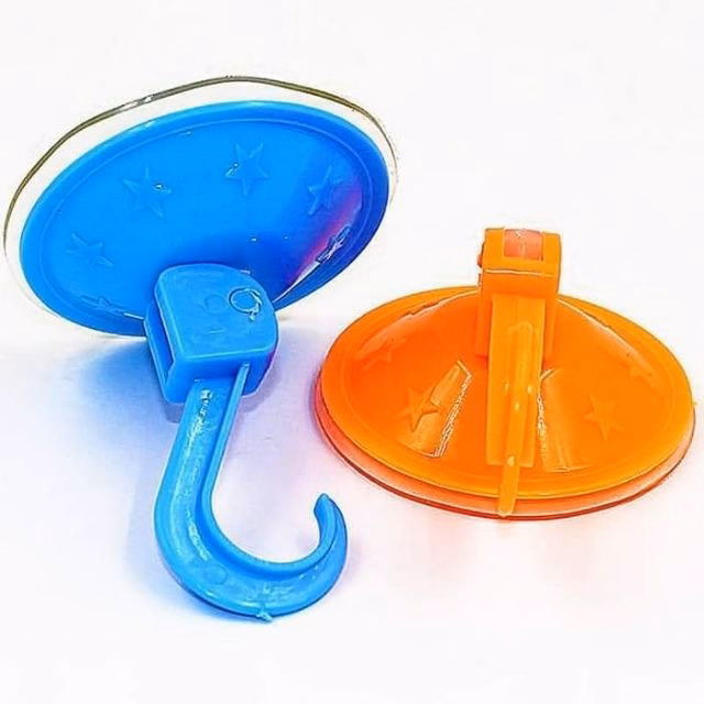 Móc Nhựa Treo Đồ Treo Quần Áo Vật Dụng Có Hút Chân Không Tiện Ích - Ảnh 4