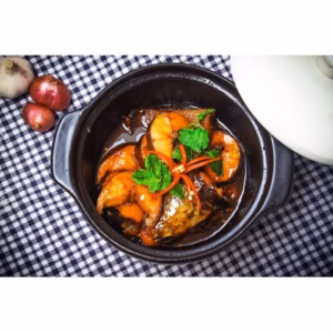 Nồi Đất Trắng Men Cao Cấp 16Cm Nắp Kính 6Inch - Gdn