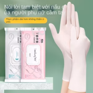 Hộp 30 Găng Tay Rửa Chén Bằng Pvc Mỏng - Gdn