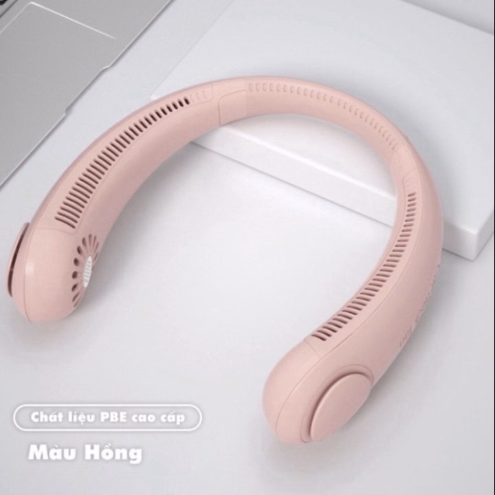 Quạt Đeo Cổ Mini, Loại Tích Điện Tiện Lợi - Ảnh 3