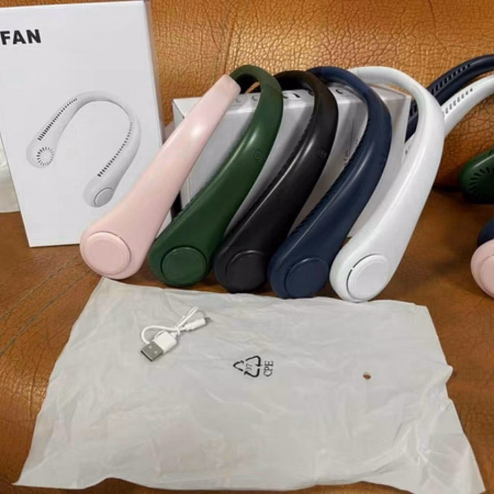 Quạt Đeo Cổ Mini, Loại Tích Điện Tiện Lợi - Ảnh 7