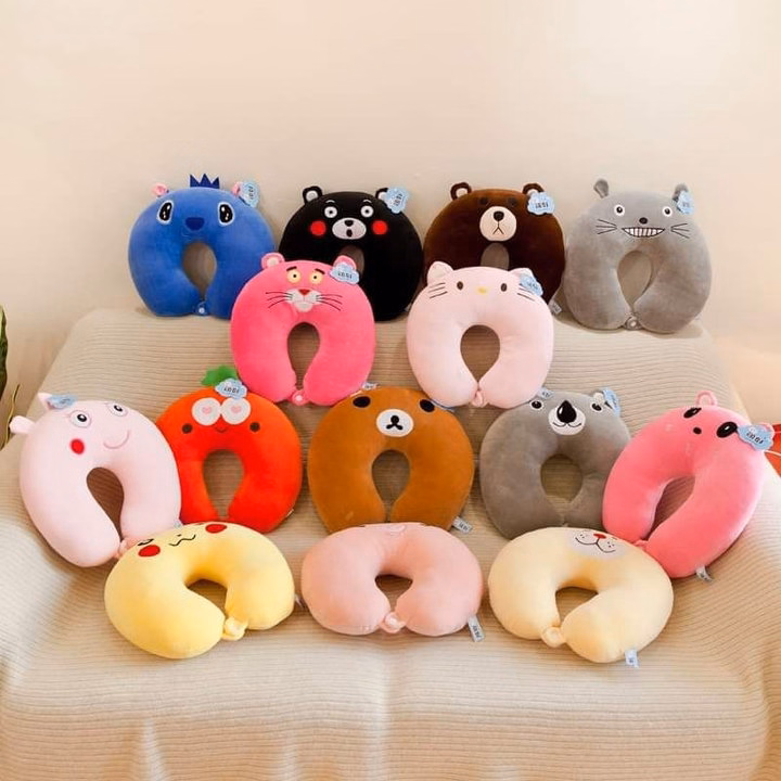 Gối Chữ U Kê Cổ Văn Phòng- Gối Tựa Cổ Khi Đi Du Lịch, Oto - Chống Đau Mỏi Vai Gáy - Ảnh 2