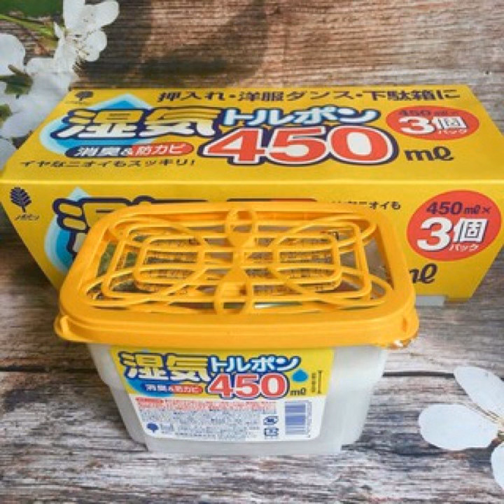 Hộp Hút Ẩm Nhật Bản Kokubo 450Ml Chống Mốc Quần Áo Tủ Giày Khử Mùi Hôi - Ảnh 6