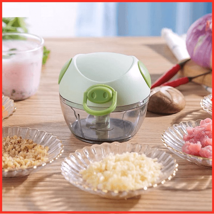 Xay Tỏi Tay Hình Heo Xanh, Kéo Tỏi Hình Heo Xanh Ctb642 - Bechip - Ảnh 2