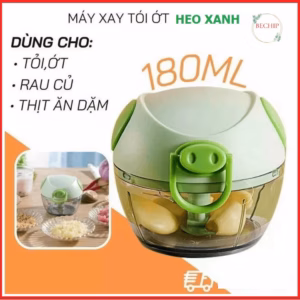 Xay Tỏi Tay Hình Heo Xanh, Kéo Tỏi Hình Heo Xanh Ctb642 - Bechip