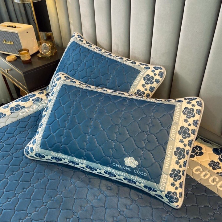 Vỏ Gối Cao Su Non Coco Chanel 45*65 Cm, Áo Gối Cao Su Non Cao Cấp Thoáng Mát Ctb666 - Bechip - Ảnh 2