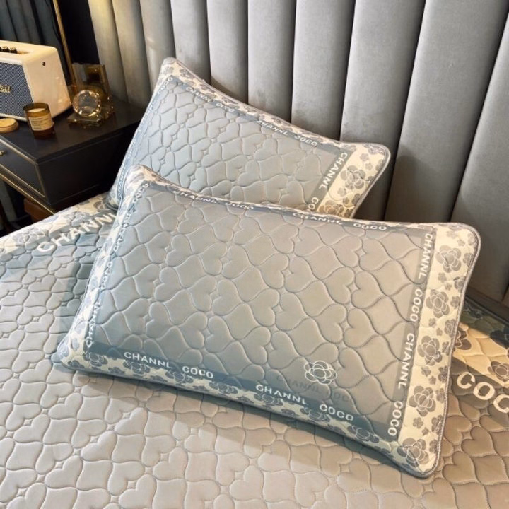 Vỏ Gối Cao Su Non Coco Chanel 45*65 Cm, Áo Gối Cao Su Non Cao Cấp Thoáng Mát Ctb666 - Bechip - Ảnh 5