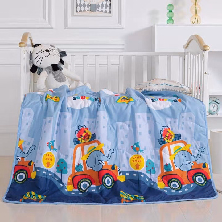 Chăn Đũi Hè Thu Cho Bé Nhẹ, Mát Ctb667 - Bechip - Ảnh 4