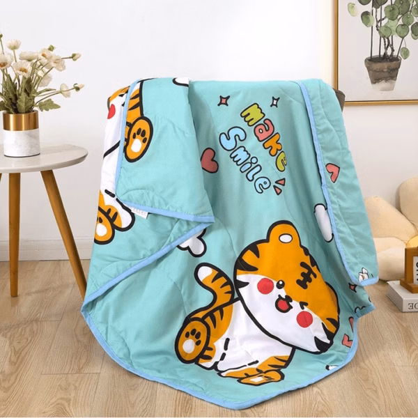 Chăn Đũi Hè Thu Cho Bé Nhẹ, Mát Ctb667 - Bechip - Ảnh 3