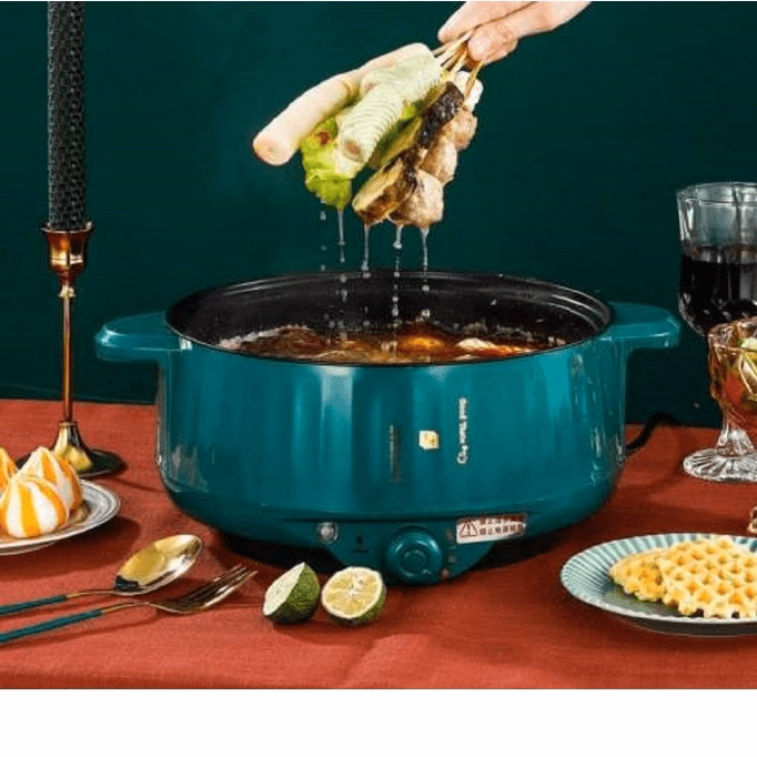 Nồi Lẩu Điện Đa Năng 28Cm Kèm Xửng Hấp Tiện Lợi Ctb117 - Bechip - Ảnh 6